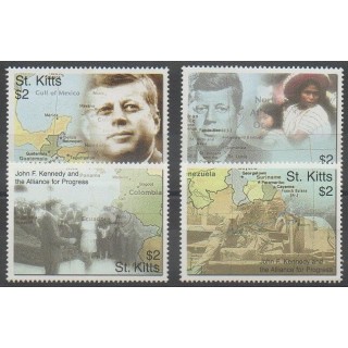 Acheter cette série de timbres de Saint-Christophe de l'année 2006 (No 1279A/1279D).
