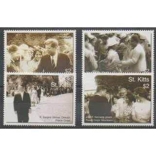 Acheter cette série de timbres de Saint-Christophe de l'année 2007 (No 1280/1283).