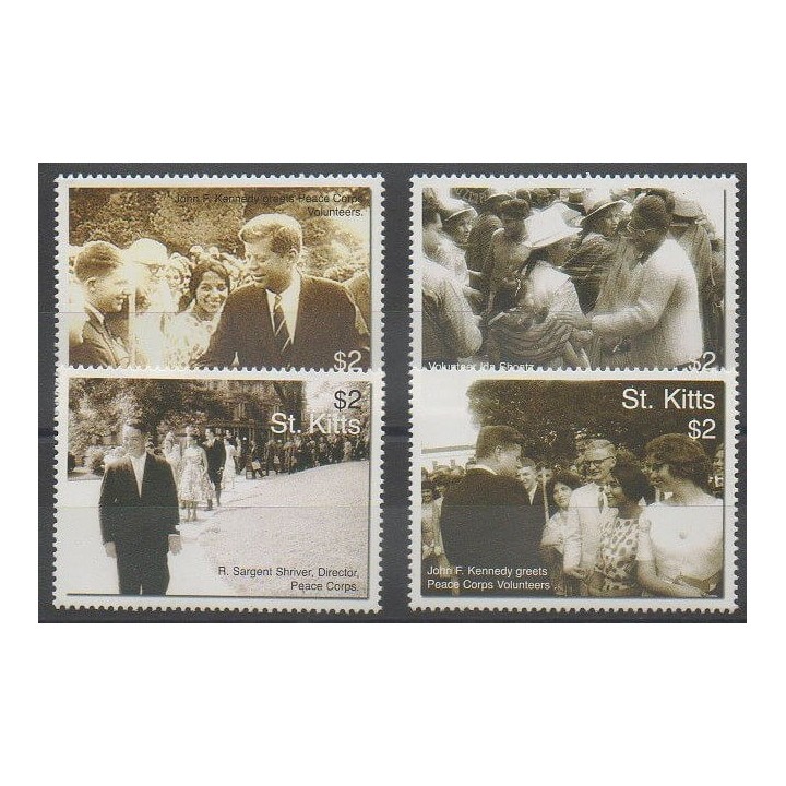 Buy this set of stamps of Saint-Christophe of the year 2007 (Nb 1280/1283).