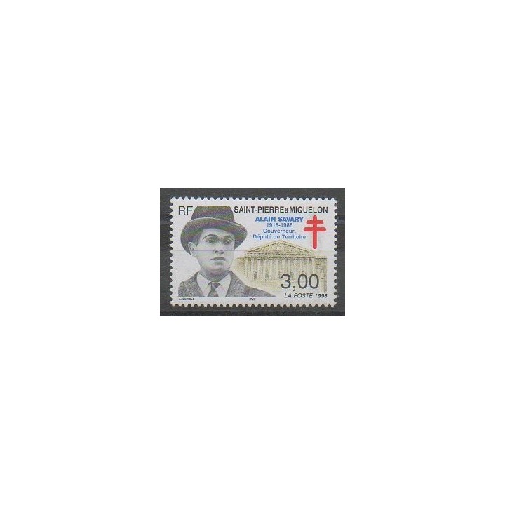 Buy this stamp of Saint-Pierre et Miquelon of the year 1998 (Nb 669).