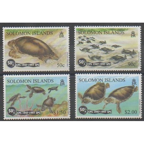 Solomon (Islands) - 1997 - Nb 898/901 - Reptils