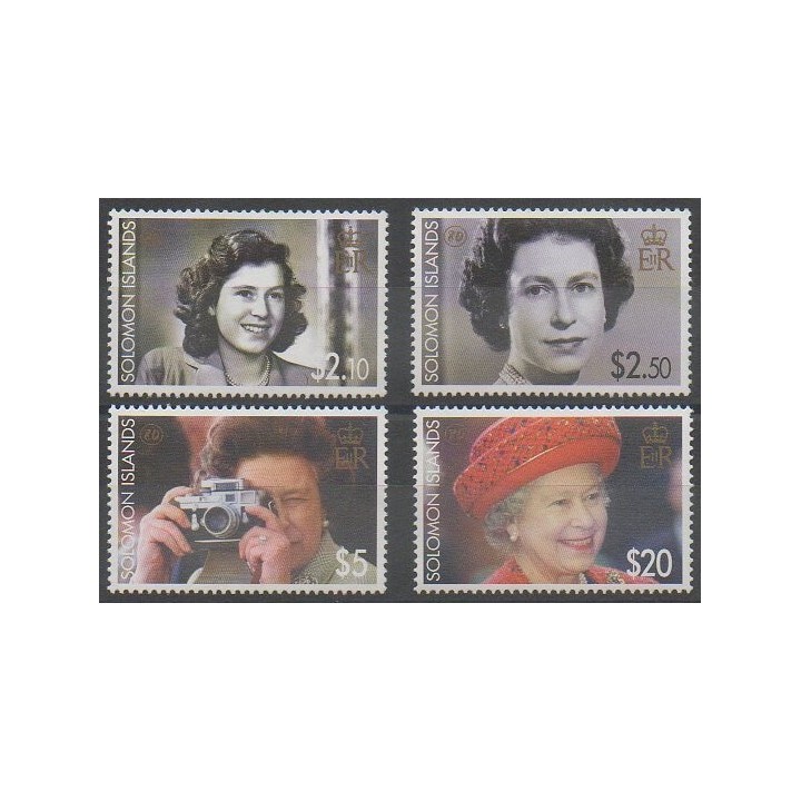 Acheter cette série de timbres des îles Salomon de l'année 2006 (No 1168/1171).