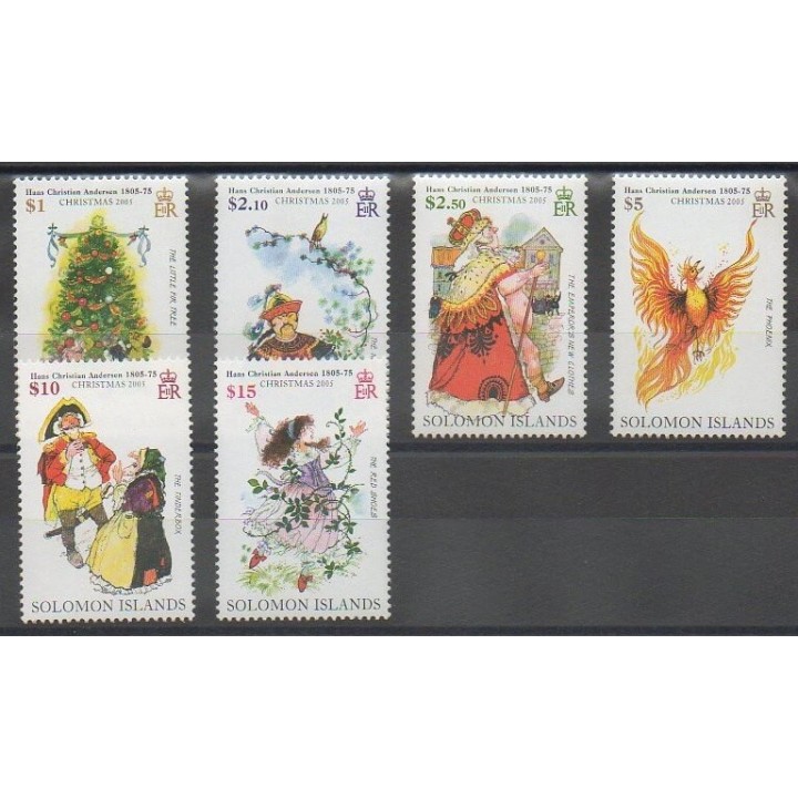 Buy this set of stamps of Solomon Islands of the year 2005 (Nb 1155/1160).