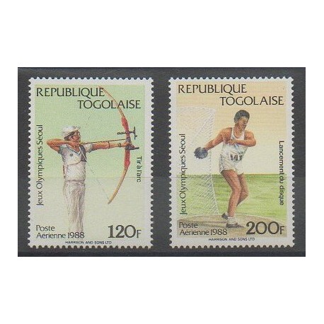 Togo - 1988 - Nb PA651/PA652 - Summer Olympics