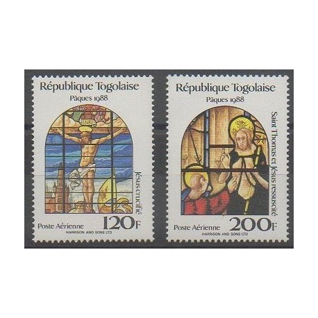 Togo - 1988 - No PA649/PA650 - Pâques