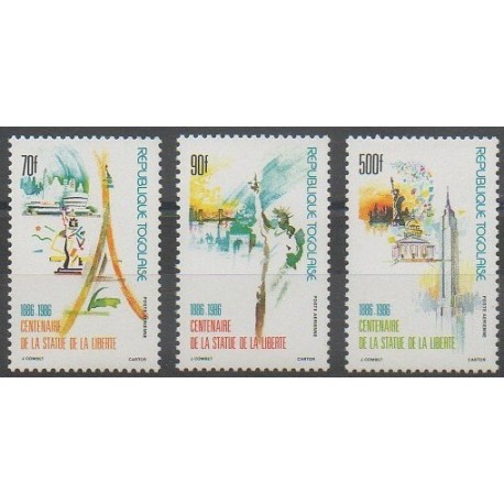 Togo - 1986 - No PA591A/PA593 - Monuments