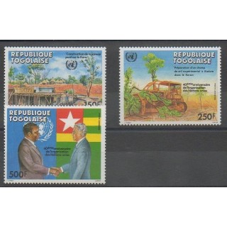 Buy these stamps of Togo of the year 1985 (Nb PA572/PA574).