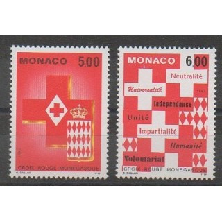 Acheter cette série de timbres de Monaco de l'année 1993 (No 1906/1907).