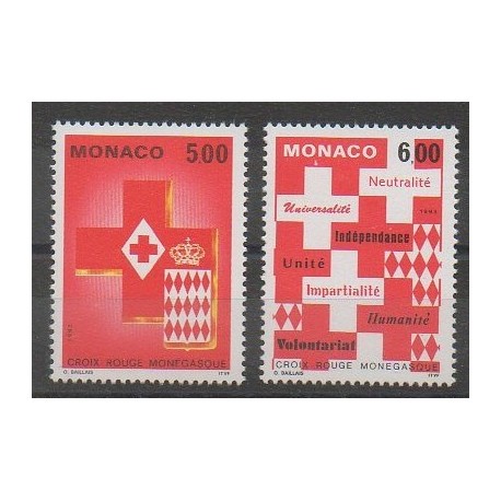 Monaco - 1993 - No 1906/1907 - Santé ou Croix-Rouge