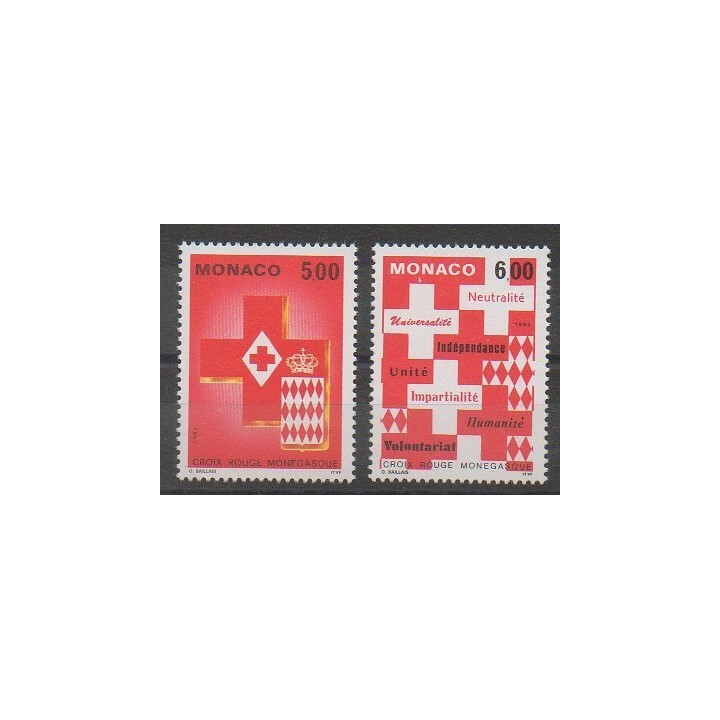 Acheter cette série de timbres de Monaco de l'année 1993 (No 1906/1907).