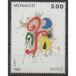 Monaco - 1993 - No 1909 - Peinture