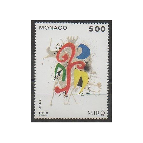 Monaco - 1993 - Nb 1909 - Paintings