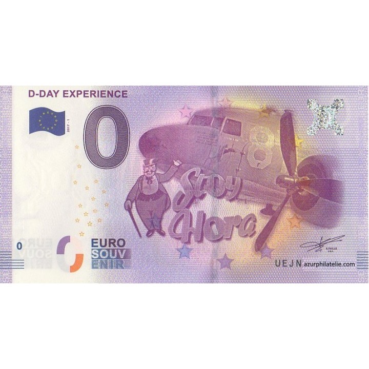 Billet souvenir - D-Day Experience - Stoy Hora - 2017