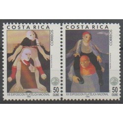 Costa Rica - 1995 - Nb 594/595 - Paintings - Philately