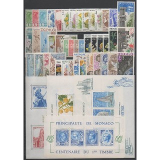 Buy the stamps and the 4 souvenir sheets of Monaco of the year 1985 (Nb 1456/1505 - BF30/BF33).