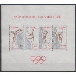 Monaco - Blocks and sheets - 1984 - Nb BF27 - Summer Olympics