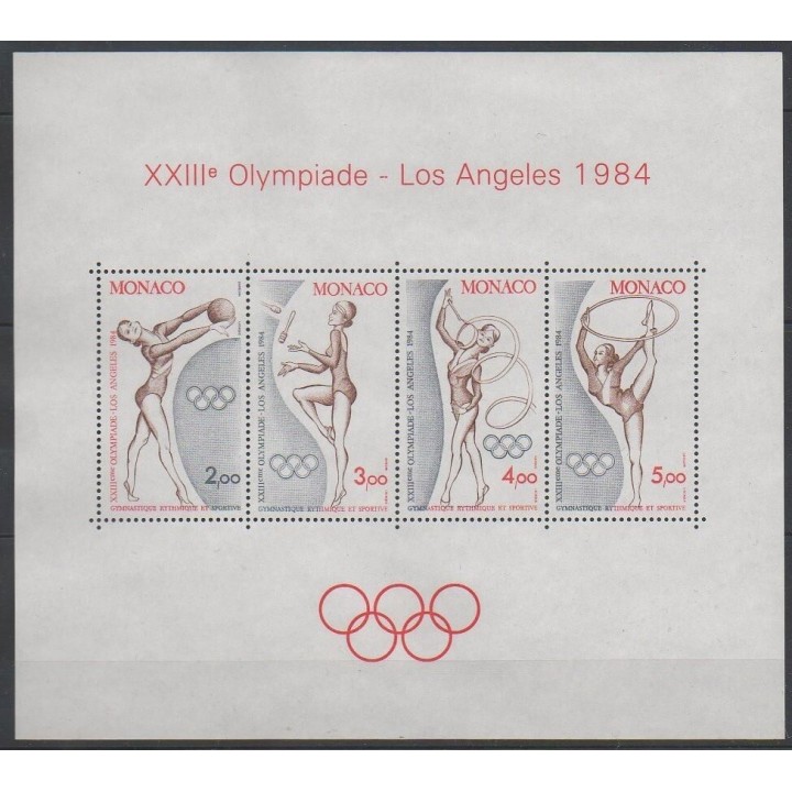 Acheter ce bloc-feuillet de Monaco de l'année 1984 (No BF27).