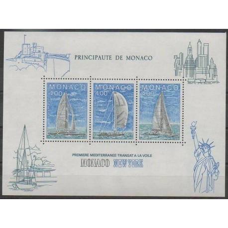 Monaco - Blocks and sheets - 1985 - Nb BF32 - Boats