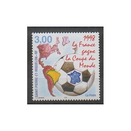 Saint-Pierre et Miquelon - 1998 - No 683 - Coupe du monde de football