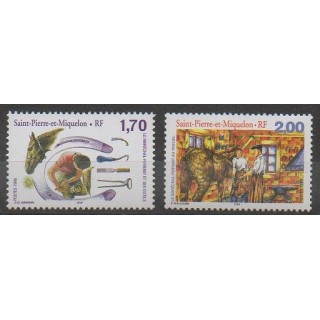 Acheter cette série de timbres de Saint-Pierre et Miquelon de l'année 1999 (No 689/690).