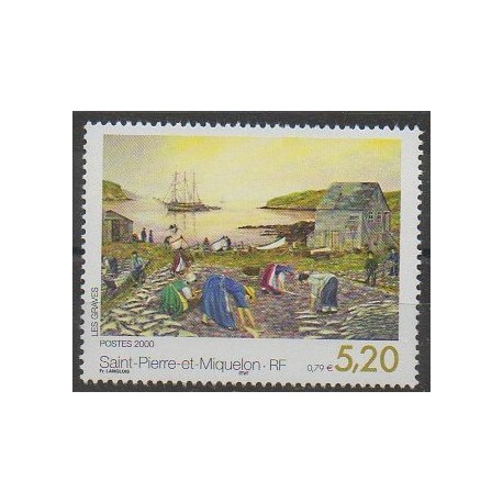 Saint-Pierre and Miquelon - 2000 - Nb 709 - Paintings