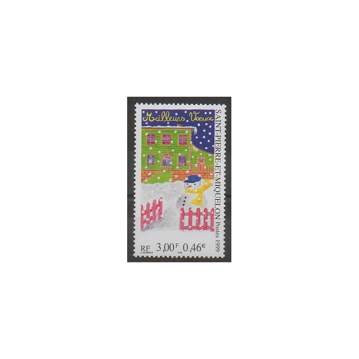 Buy this stamp of Saint-Pierre et Miquelon of the year 1999 (Nb 705).