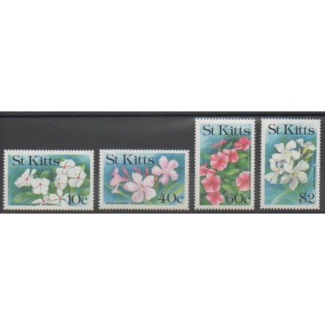 Saint-Christophe - 1991 - No 733/736 - Fleurs