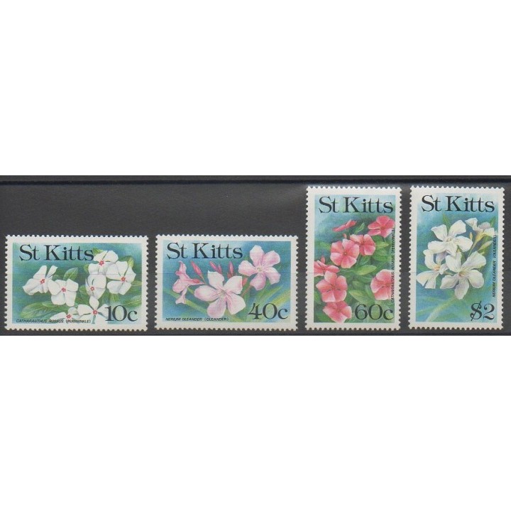 Acheter cette série de timbres de Saint-Christophe de l'année 1991 (No 733/736).
