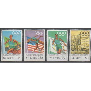 Acheter cette série de timbres de Saint-Christophe de l'année 1996 (No 842/845).