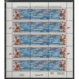 Buy this set of stamps and these 2 souvenir sheets of Costa Rica of the year 1996 (Nb F611/F613).