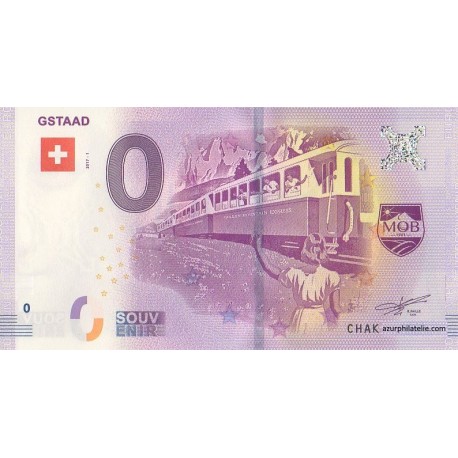 Billet souvenir - CH - Gstaad - 2017-1