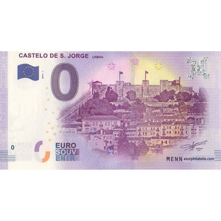 Billet souvenir touristique - 2017-1 - Castelo de S. Jorge - (Aude )