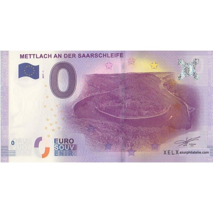 Billet souvenir - Mettlach an der Sarrschleife - 2017