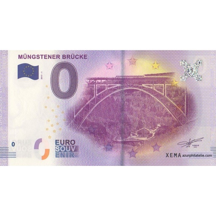 Billet souvenir touristique - 2017-1 - Mungstener Brucke - (Rhénanie-du-Nord-Westphalie)