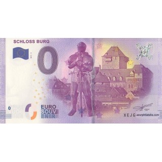 Billet souvenir touristique - 2017 - Schloss Burg - 3 - (Rhénanie-du-Nord-Westphalie)