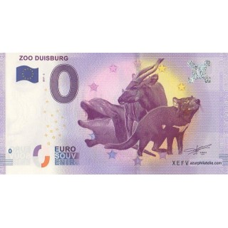 Billet souvenir - Zoo Duisburg - 2017