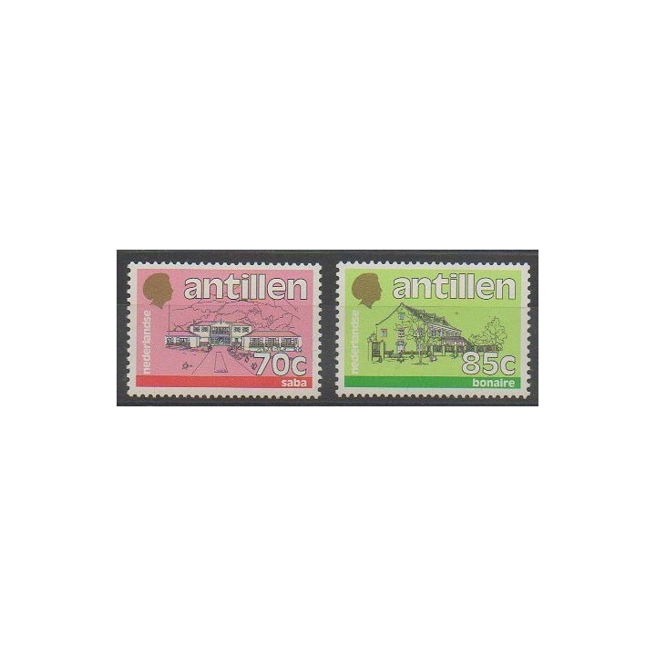Buy this set of stamps of Netherlands Antilles of the year 1988 (Nb 819/820).