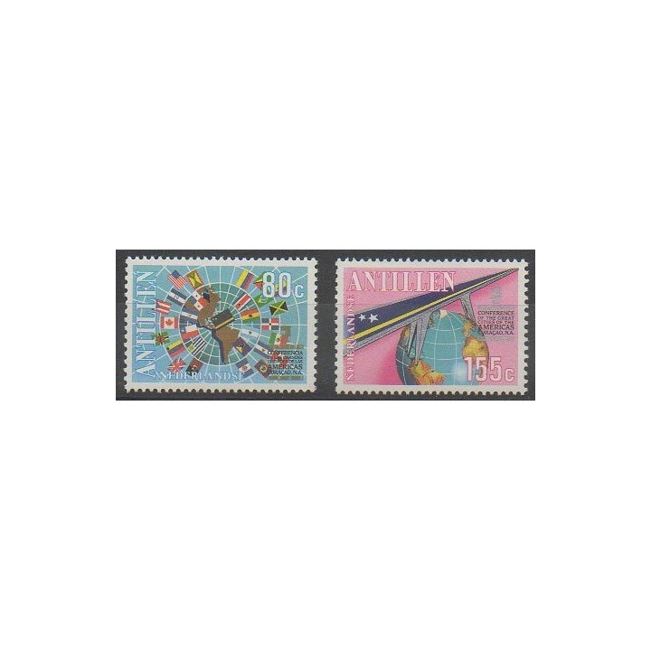 Buy this set of stamps of Netherlands Antilles of the year 1988 (Nb 829/830).