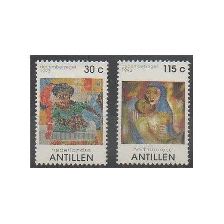 Antilles néerlandaises - 1993 - No 967/968 - Noël