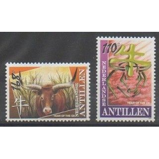 Acheter cette série de timbres des Antilles néerlandaises de l'année 2009 (No 1841/1842).
