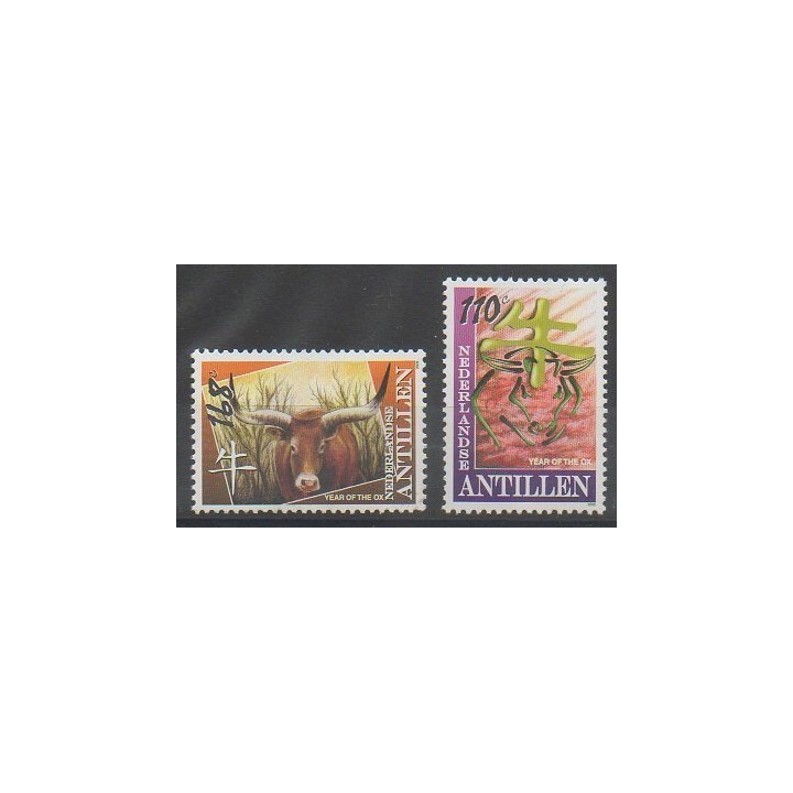Acheter cette série de timbres des Antilles néerlandaises de l'année 2009 (No 1841/1842).