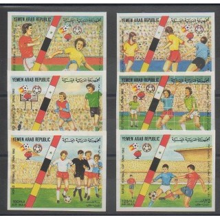 Acheter ces timbres de la République arabe du Yémen de l'année 1982 (No PA202/PA207 ND).