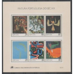 Portugal - 1989 - Nb BF69 - Paintings