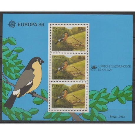 Portugal (Açores) - 1986 - No BF7 - Oiseaux - Europa