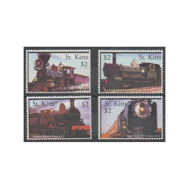 Acheter cette série de timbres de Saint-Christophe de l'année 2004 (No 1176/1179).