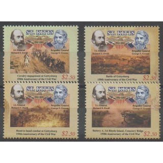 Acheter cette série de timbres de Saint-Christophe de l'année 2011 (No 1513/1516).