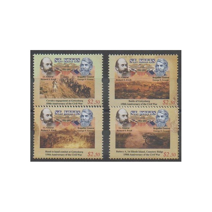 Buy this set of stamps of Saint-Christophe of the year 2011 (Nb 1513/1516).