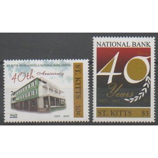 Acheter cette série de timbres de Saint-Christophe de l'année 2011 (No 1534/1535).