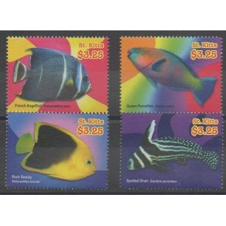 Acheter cette série de timbres de Saint-Christophe de l'année 2014 (No 1664/1667).