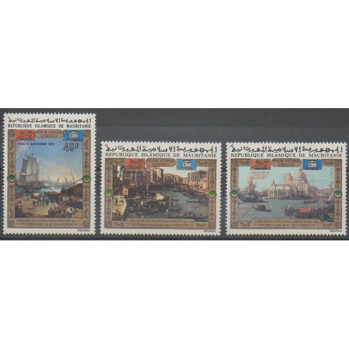 Acheter ces timbres de Mauritanie de l'année 1972 (No PA120/PA122).